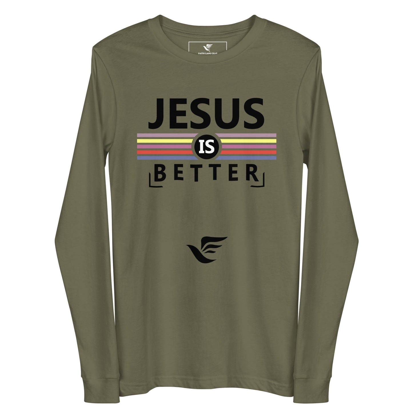 Faith Lane Gear unisex long sleeve t-shirt - Jesus is better