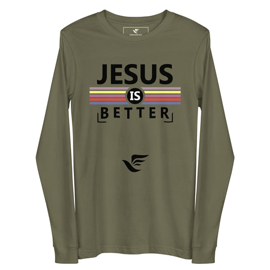 Faith Lane Gear unisex long sleeve t-shirt - Jesus is better