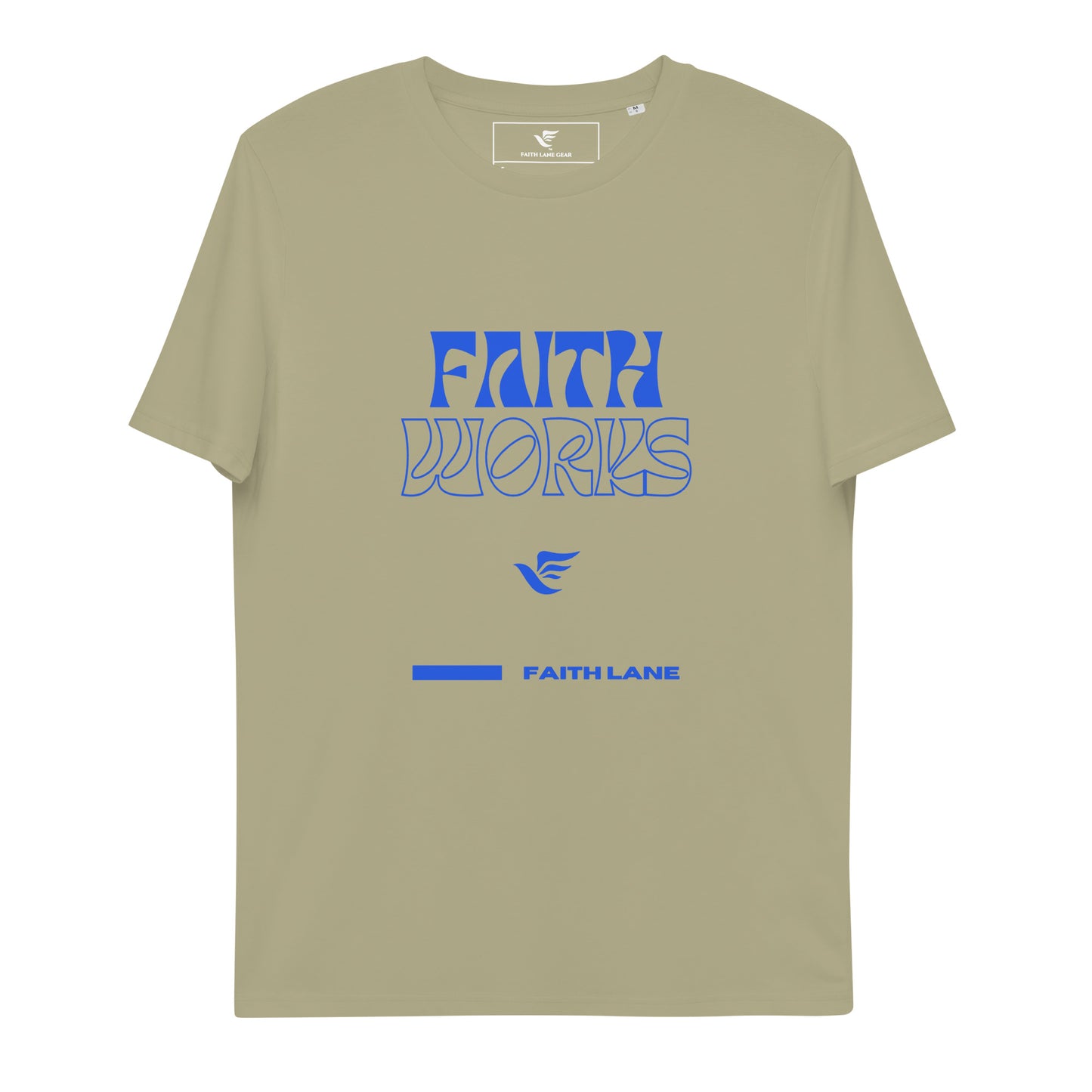 Faith Lane Gear unisex short-sleeve organic cotton t-shirt - Faith works