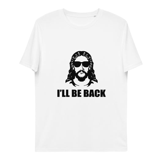 Faith Lane Gear unisex organic cotton short-sleeve t-shirt - I'll be back