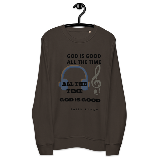 Faith Lane Unisex Organic Sweatshirt - God is Good