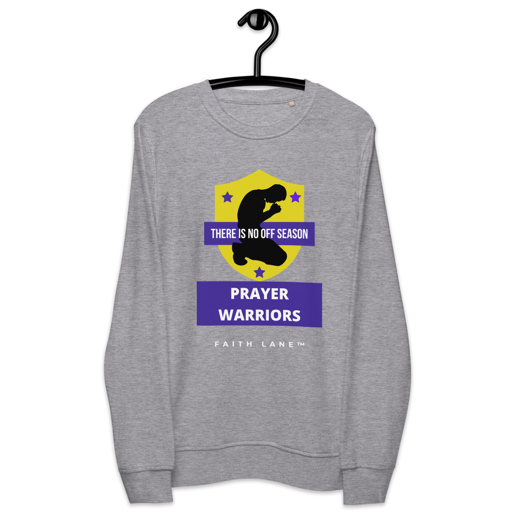 Faith Lane Unisex Organic Sweatshirt - Prayer Warriors