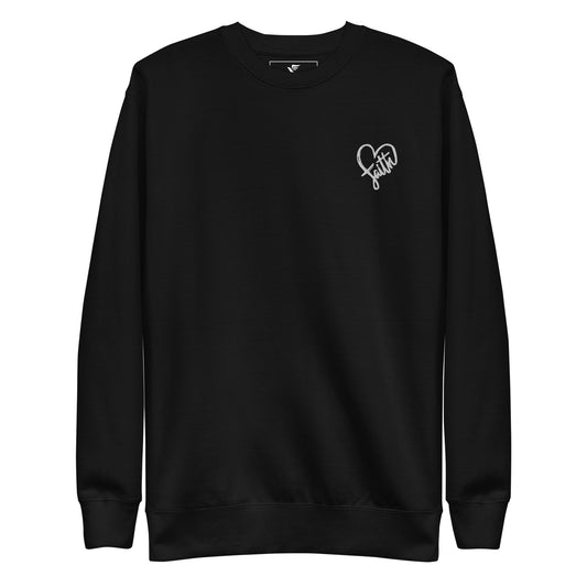 Faith Lane embroidered unisex premium sweatshirt