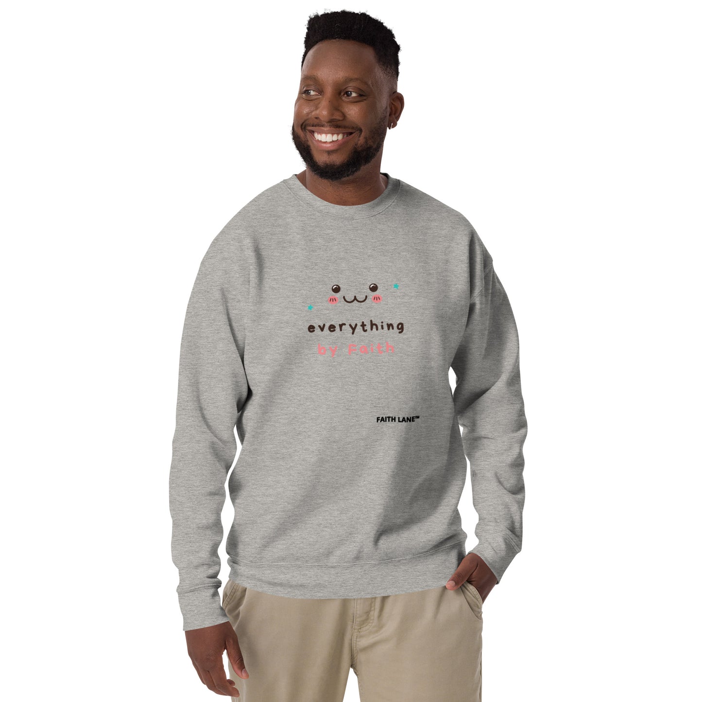 Faith Lane Gear unisex premium sweatshirt - Everything by faith