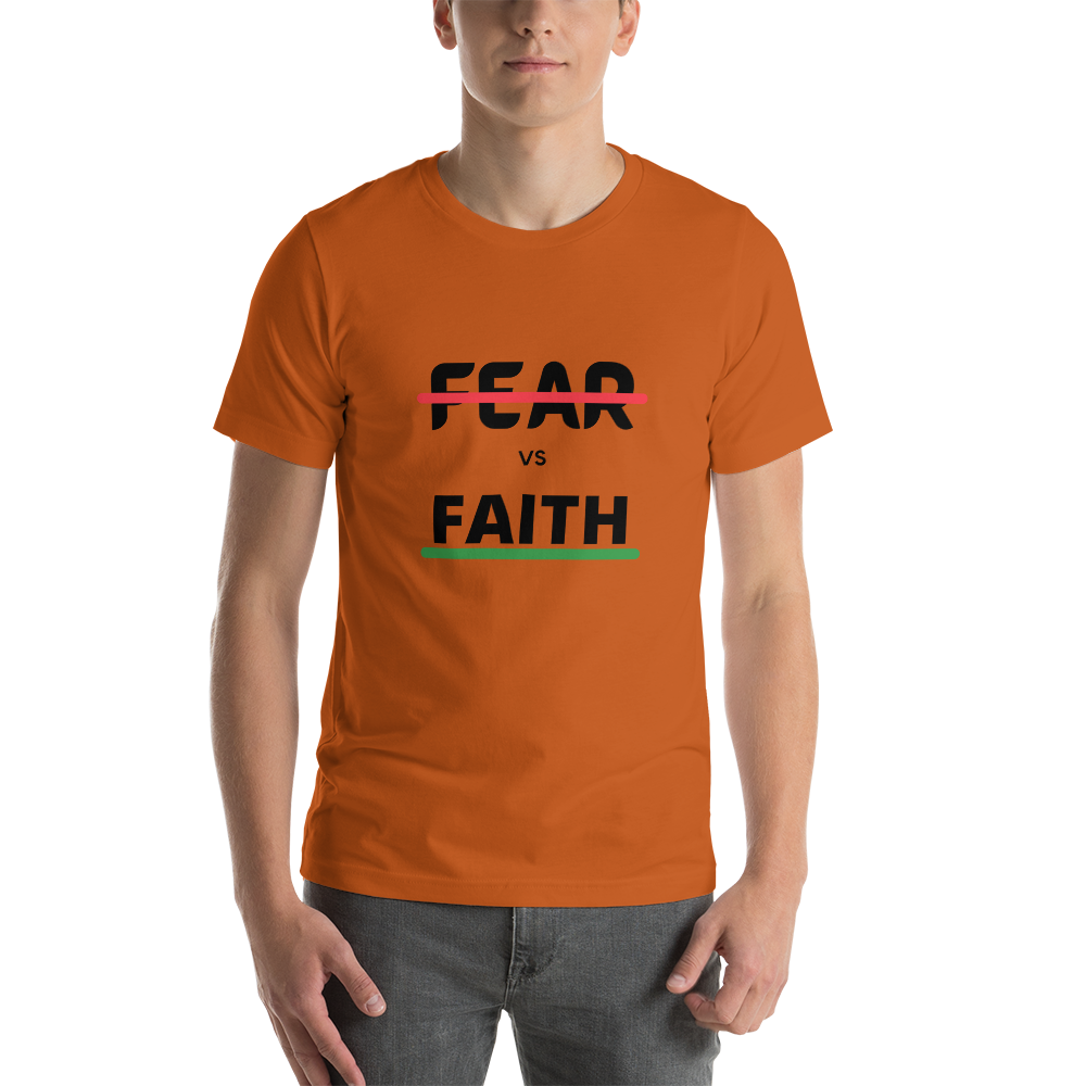 Faith Lane Unisex T-Shirt - Fear vs Faith