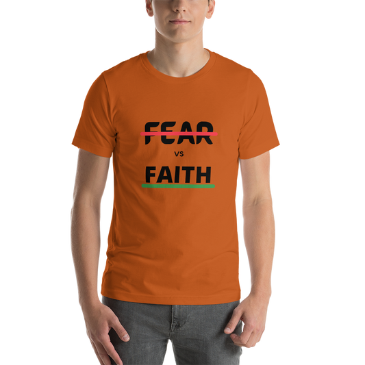 Faith Lane Unisex T-Shirt - Fear vs Faith