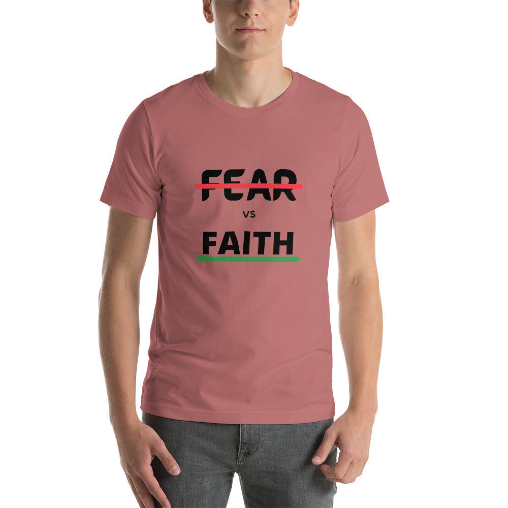 Faith Lane Unisex T-Shirt - Fear vs Faith