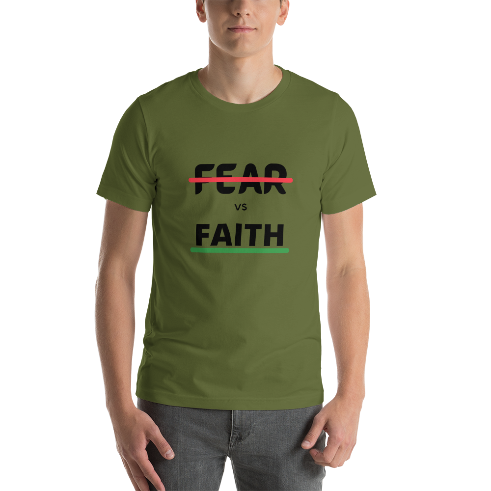 Faith Lane Unisex T-Shirt - Fear vs Faith