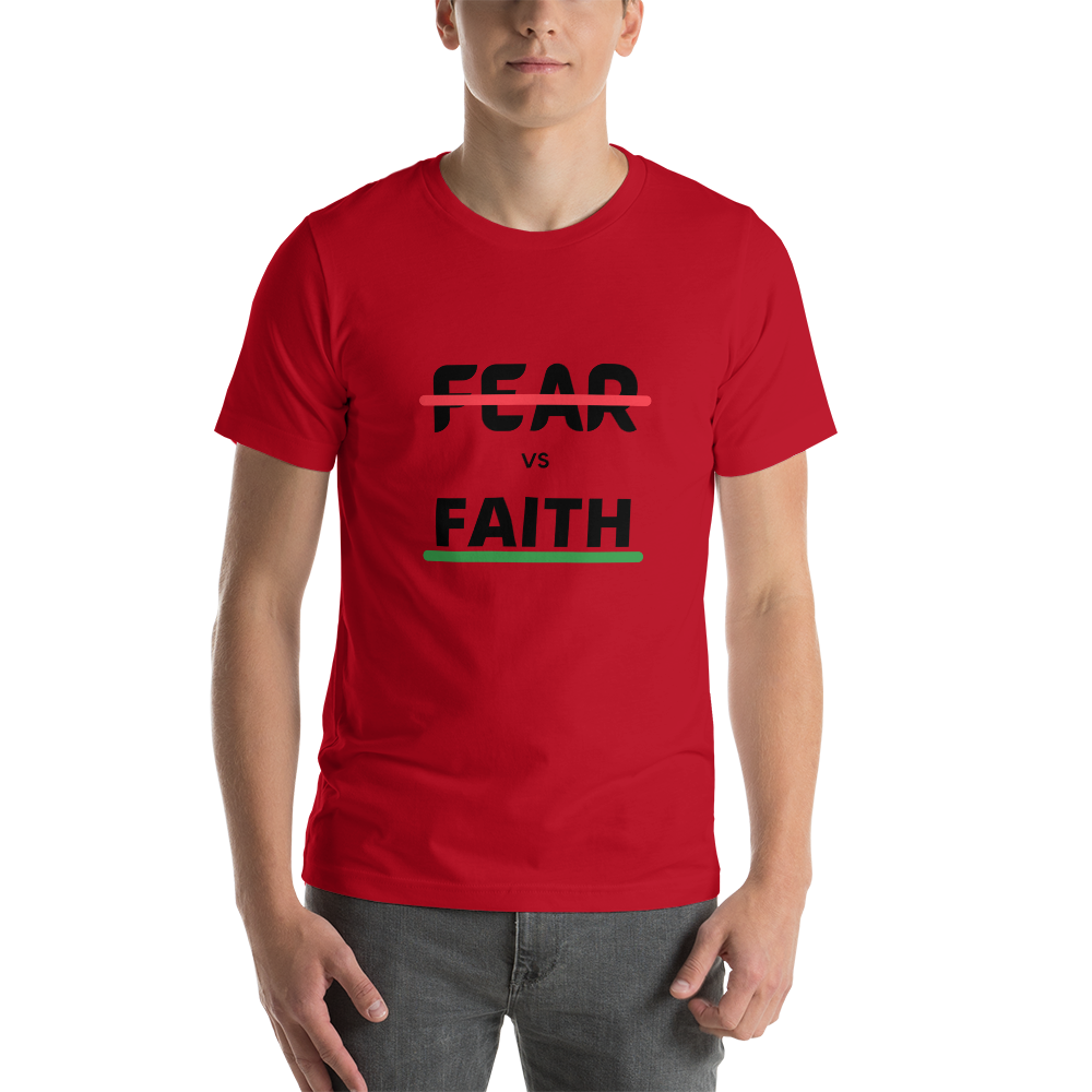 Faith Lane Unisex T-Shirt - Fear vs Faith