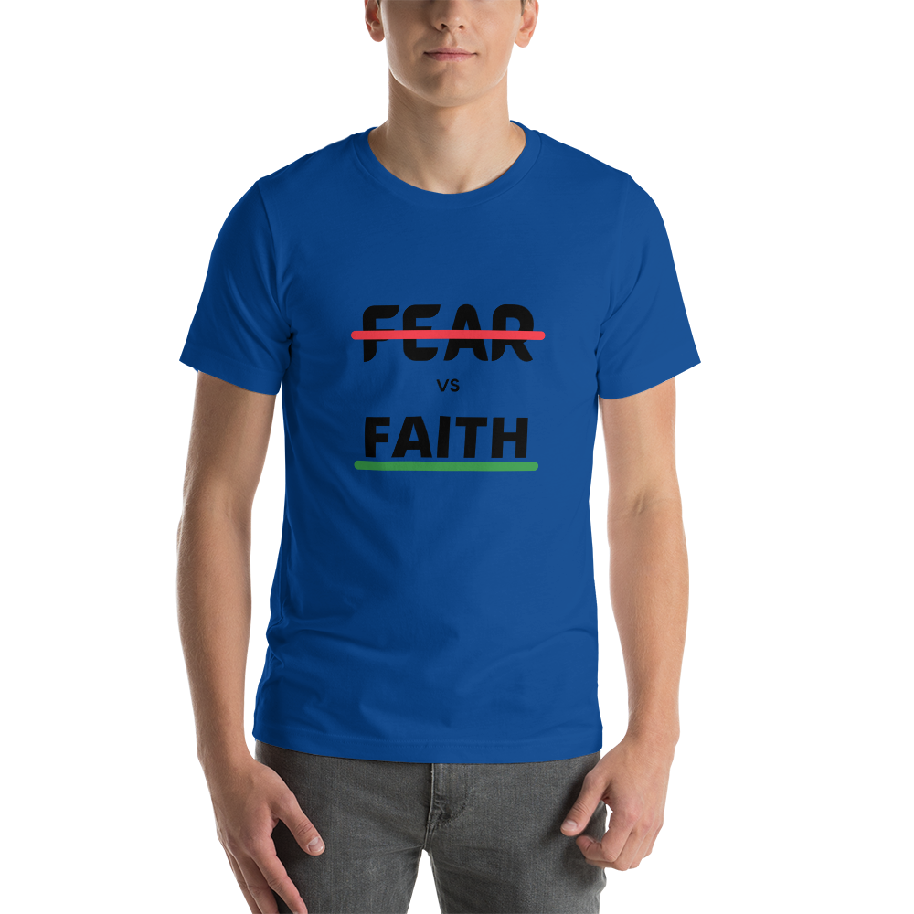 Faith Lane Unisex T-Shirt - Fear vs Faith