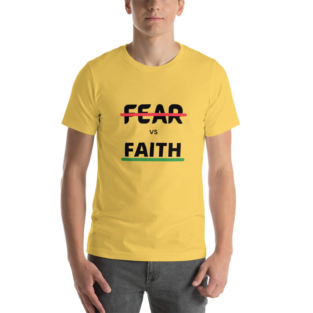 Faith Lane Unisex T-Shirt - Fear vs Faith