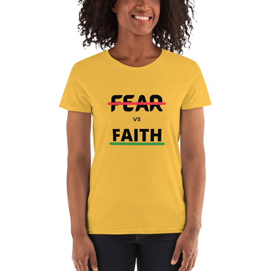 Faith Lane Women's T-shirt - Fear vs Faith