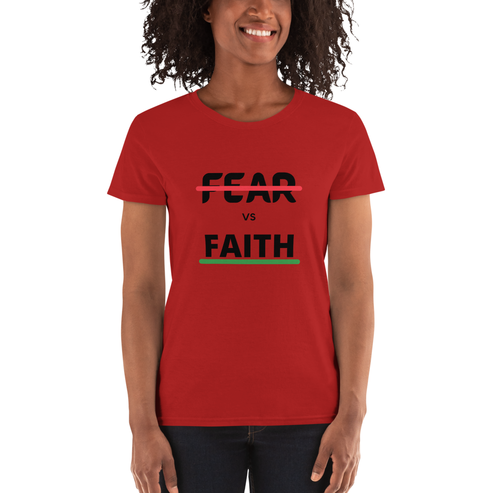 Faith Lane Women's T-shirt - Fear vs Faith